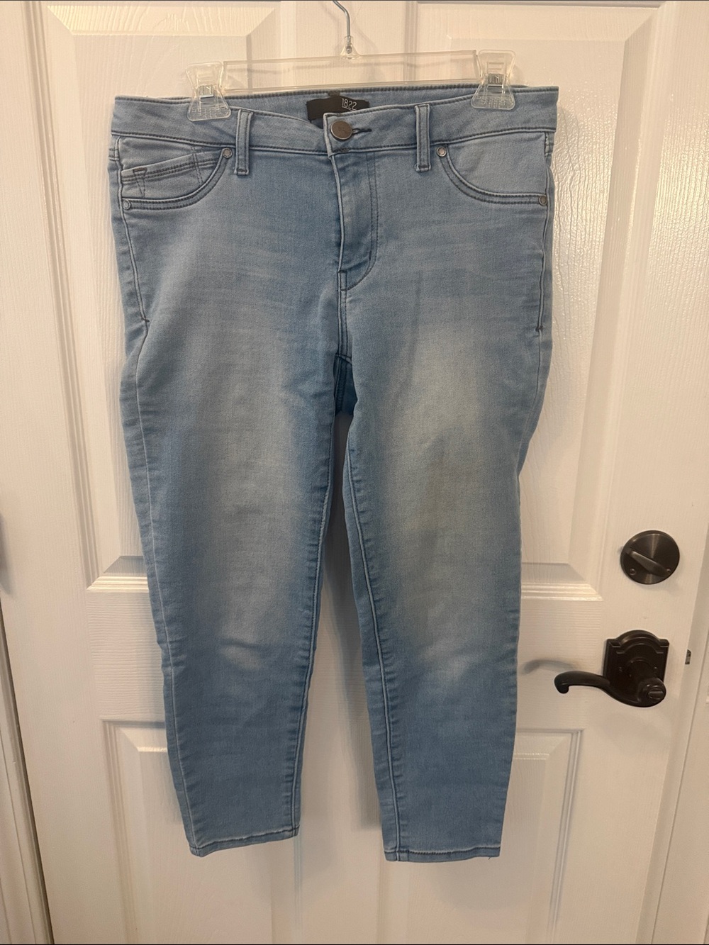 1822 Denim Light Blue Ankle Jeans